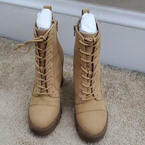 Aldo Combat Lace Up Booties